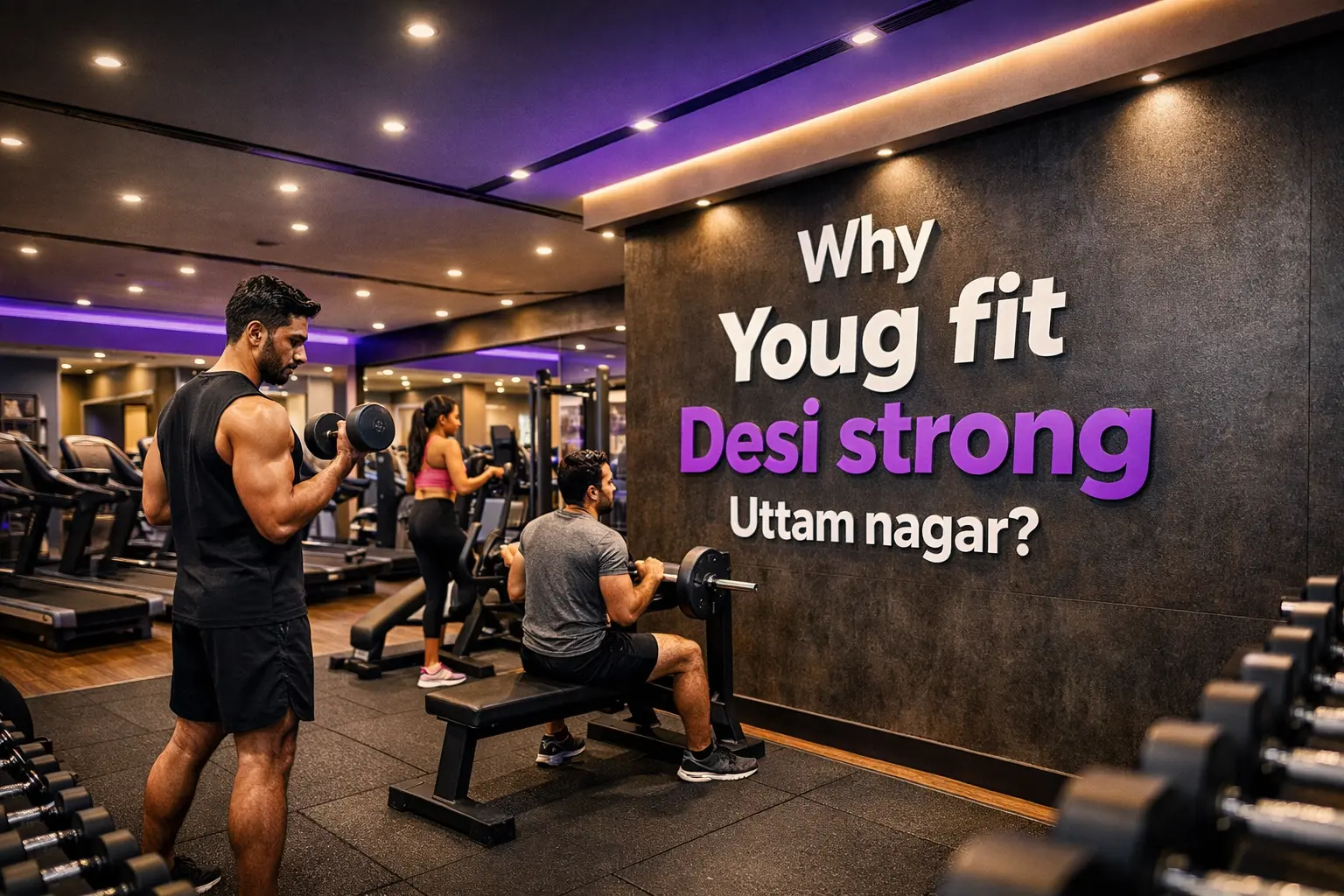 Why Youg fit Desi strong Uttam nagar?