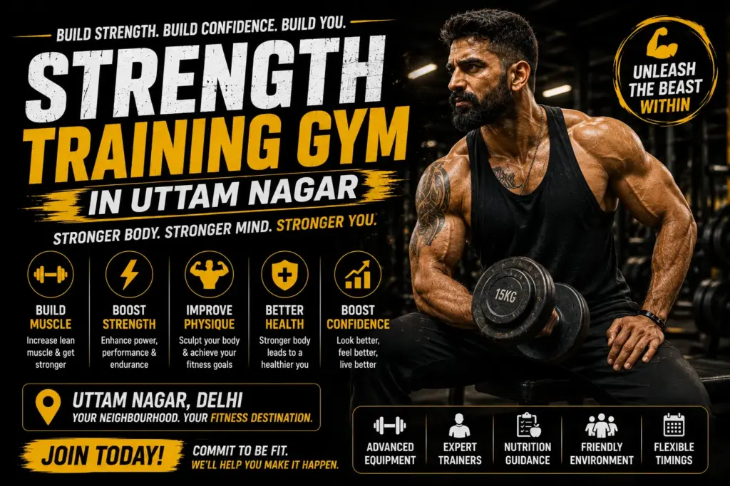 strength training gym in uttam nagar